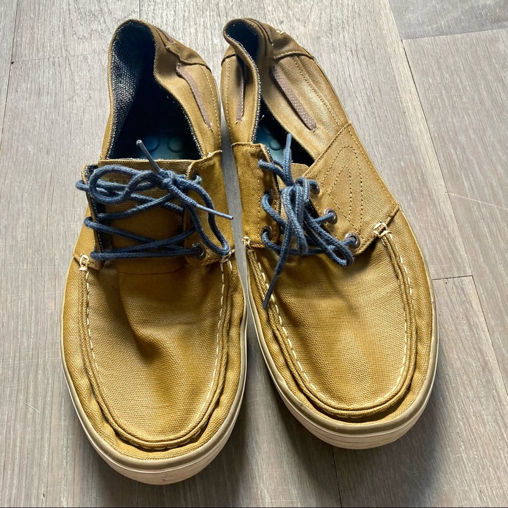 Tretorn Tan Loafers, Water Resistant, size 9.5